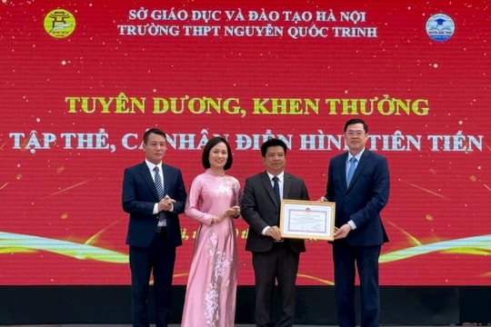 Trường THPT Nguyễn Quốc Trinh đón nhận Bằng công nhận trường chuẩn quốc gia mức độ 2