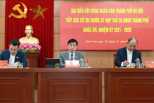 Cử tri phía Nam Hà Nội kiến nghị điều chỉnh Quy hoạch phân khu đô thị sông Hồng, tỷ lệ 1/5.000