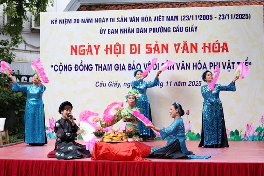 Gìn giữ và phát huy di sản văn hóa trong cộng đồng dân cư Cầu Giấy