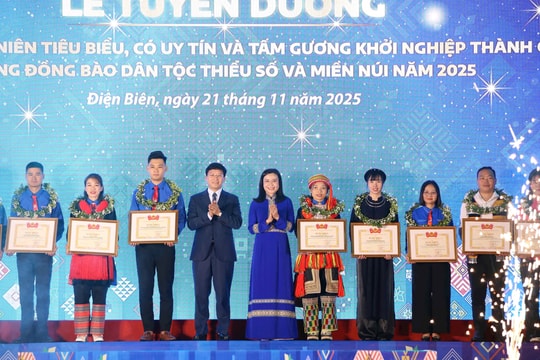 Vinh danh 36 gương thanh niên dân tộc thiểu số tiêu biểu