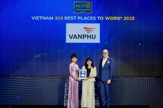 Văn Phú được vinh danh Top 100 nơi làm việc tốt nhất Việt Nam