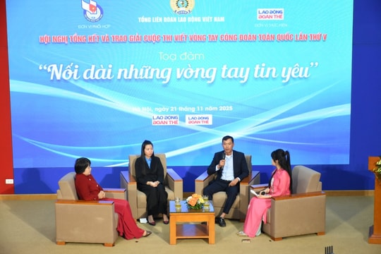 Trao giải cuộc thi viết “Vòng tay Công đoàn” lần thứ V