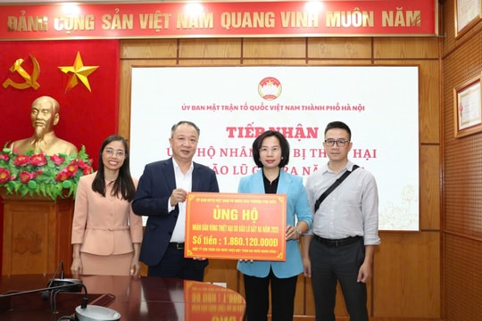 Hà Nội: Đồng loạt tổ chức phát động ủng hộ đồng bào vùng bão lũ