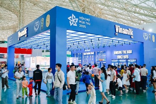 Vinamilk lan tỏa giá trị thương hiệu Việt tại Hội chợ Mùa thu 2025