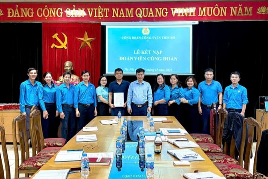 Công đoàn Công ty In Tiến Bộ: Chú trọng xây dựng tổ chức Công đoàn vững mạnh