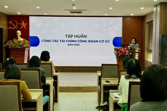Triển khai Đại hội công đoàn cơ sở và tập huấn công tác tài chính cho hơn 150 cán bộ
