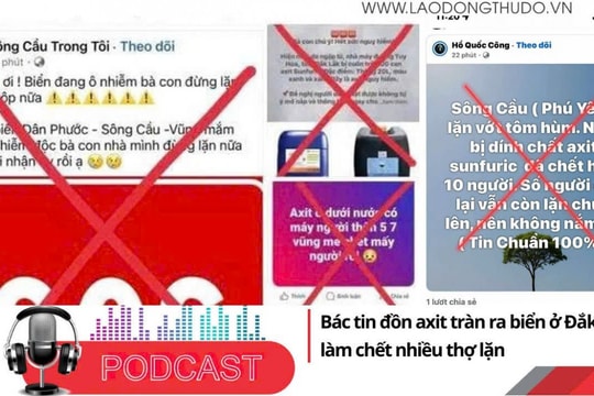 Điểm những tin nổi bật tối ngày 21/11/2025: Công an Đắk Lắk bác tin đồn người lặn bắt tôm hùm tử vong do axit sunfuric trôi ra biển