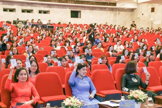Đại hội Đại biểu Phụ nữ Thành phố Hà Nội lần thứ XVII: Bầu 21 đại biểu chính thức dự Đại hội Đại biểu Phụ nữ toàn quốc lần thứ XIV