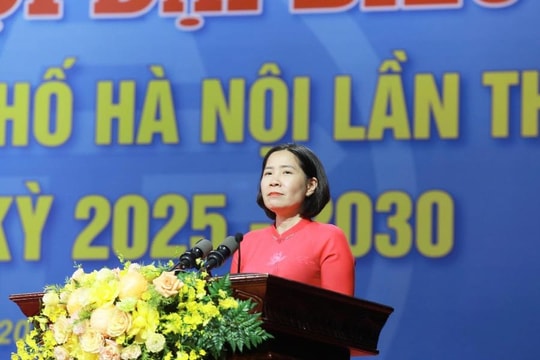 Bế mạc Đại hội Đại biểu Phụ nữ thành phố Hà Nội lần thứ XVII, nhiệm kỳ 2025-2030