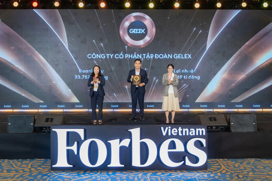 GELEX trở lại ấn tượng trong TOP 50 Công ty Niêm yết tốt nhất Việt Nam