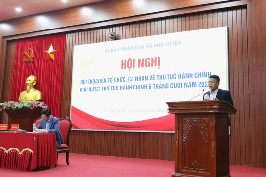 Xã Phú Xuyên lắng nghe ý kiến người dân về thủ tục hành chính