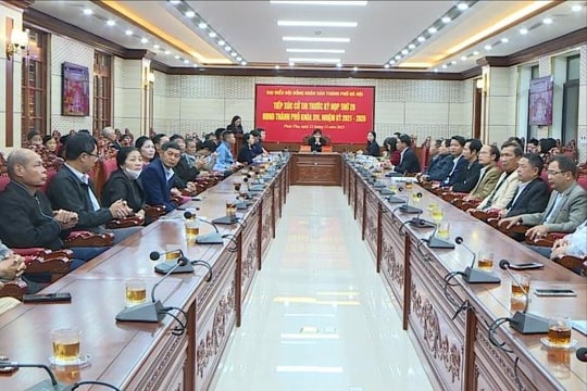 Đại biểu HĐND thành phố Hà Nội tiếp xúc cử tri 3 xã: Phúc Lộc, Phúc Thọ, Hát Môn
