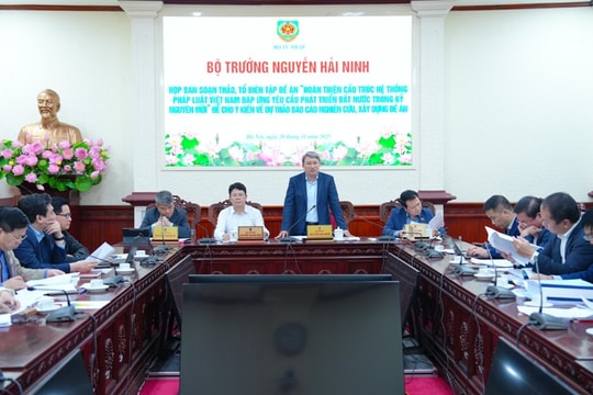Đề án đổi mới cấu trúc hệ thống pháp luật dự kiến được trình vào tháng 12-2025