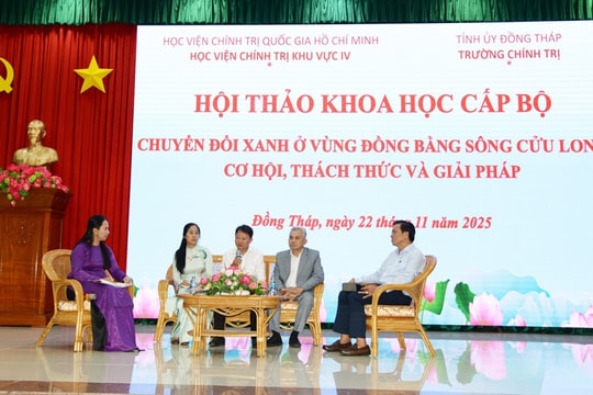 Thúc đẩy chuyển đổi xanh cho phát triển vùng Đồng bằng sông Cửu Long