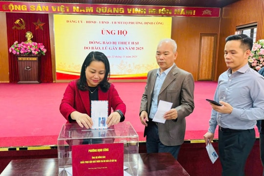 Hà Nội Mặt trận 126 xã, phường lan toả tinh thần vì miền Trung, Tây Nguyên