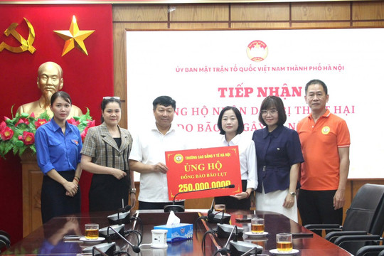 Công đoàn các trường đại học, cao đẳng trên địa bàn Hà Nội thực hiện tốt công tác xã hội, từ thiện