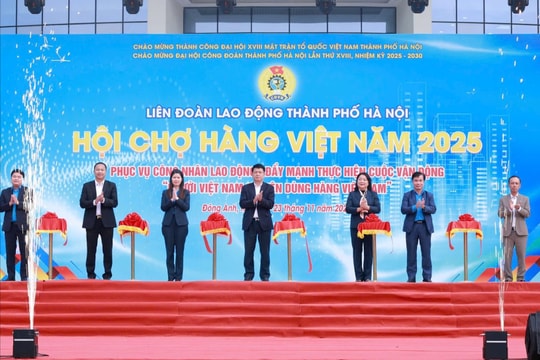 Khai mạc Hội chợ hàng Việt phục vụ người lao động, nhân dân Thủ đô
