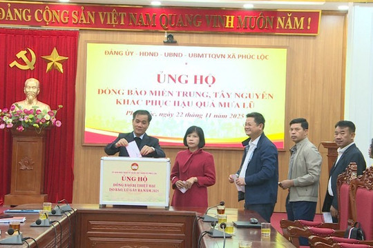 Chung một tấm lòng hướng về đồng bào miền Trung, Tây Nguyên