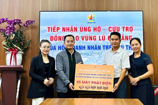 Hội Doanh nhân trẻ Việt Nam Huy động hơn 25 tỷ đồng chung tay vì đồng bào vùng lũ
