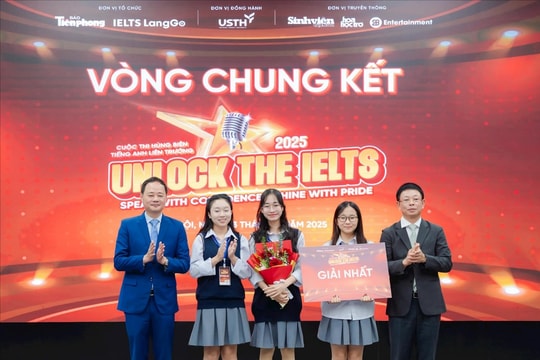 12 đội thi của Hà Nội và Hải Phòng tranh tài tại chung kết Unlock The IELTS 2025