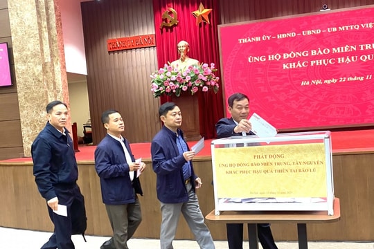 Triển khai tiếp nhận ủng hộ đồng bào miền Trung - Tây Nguyên bảo đảm công khai, minh bạch và kịp thời