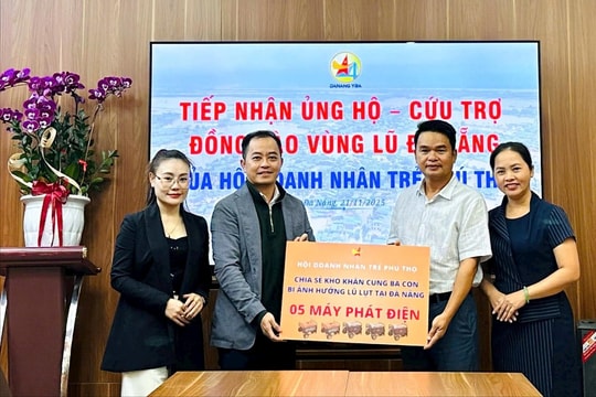 Doanh nhân trẻ Việt Nam huy động hơn 25 tỷ đồng chung tay vì đồng bào vùng lũ