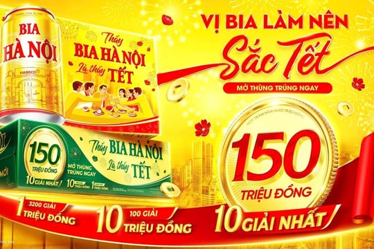 Mở triệu lộc vàng đón Tết sung túc cùng Bia Hà Nội Tết 2026