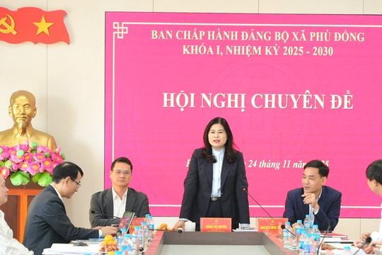 Ban Chấp hành Đảng bộ xã Phù Đổng thông qua Chương trình công tác toàn khóa