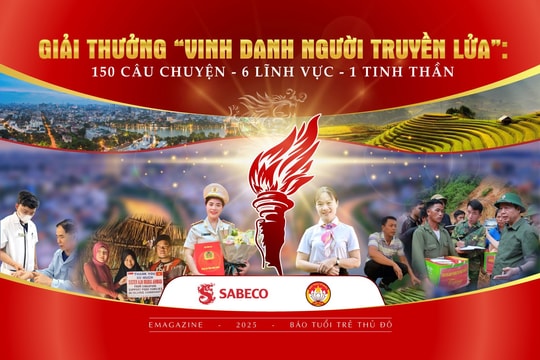 Giải thưởng \"Vinh danh Người truyền lửa\" 150 câu chuyện - 6 lĩnh vực - 1 tinh thần