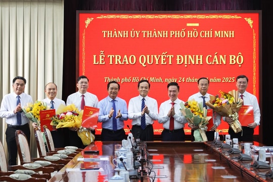 Bí thư Thành ủy TP Hồ Chí Minh đặt kỳ vọng lớn đối với đội ngũ vừa nhận nhiệm vụ