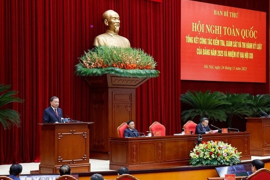 Tổng Bí thư Tô Lâm: Không để có “khoảng trống”, “vùng tối” mà công tác kiểm tra, giám sát của Đảng không vươn tới được