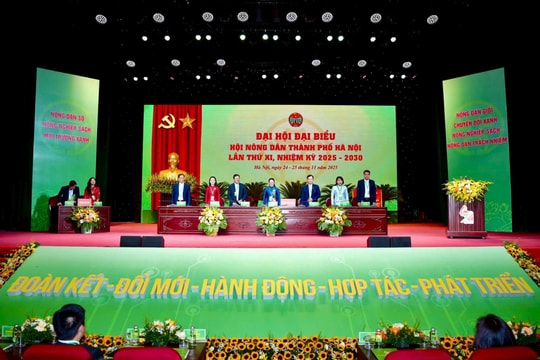 Khai mạc phiên nội bộ Đại hội đại biểu Hội Nông dân thành phố Hà Nội lần thứ XI