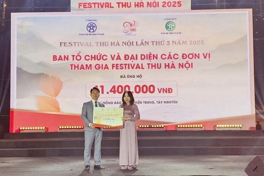 Festival Thu Hà Nội lần thứ 3 năm 2025: Lan tỏa tinh thần tương thân tương ái
