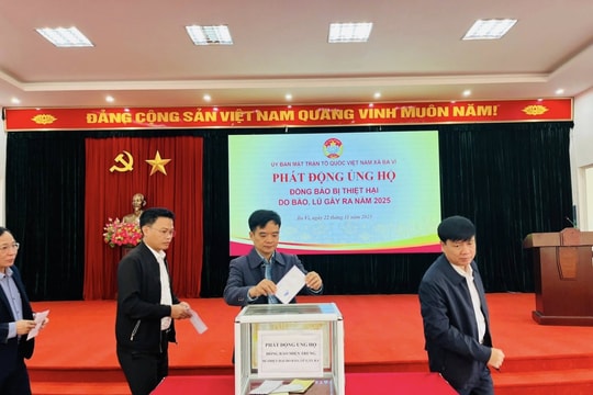 Xã Ba Vì lan tỏa nghĩa tình và tinh thần đoàn kết của người Việt