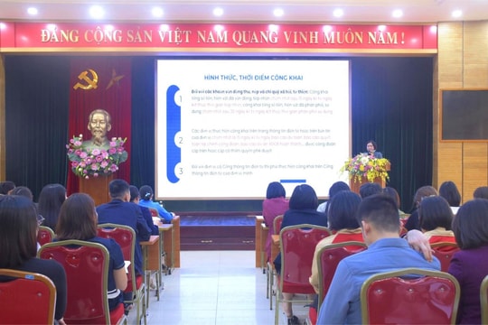 Công đoàn phường Cửa Nam tổ chức tập huấn nghiệp vụ tài chính công đoàn năm 2025
