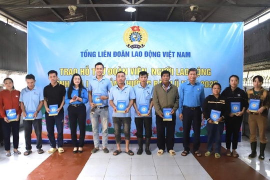 Công đoàn hỗ trợ khẩn cấp hơn 1,5 tỷ đồng giúp người lao động Gia Lai gượng dậy sau bão, lũ
