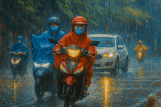 Không khí lạnh bao trùm Bắc Bộ, có nơi dưới 10 độ C, Trung Bộ mưa lớn cục bộ