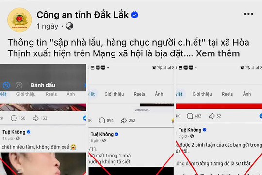 Xử lý nghiêm các tin đồn thất thiệt trong mùa lũ, người dân cần cảnh giác với “tin giả”