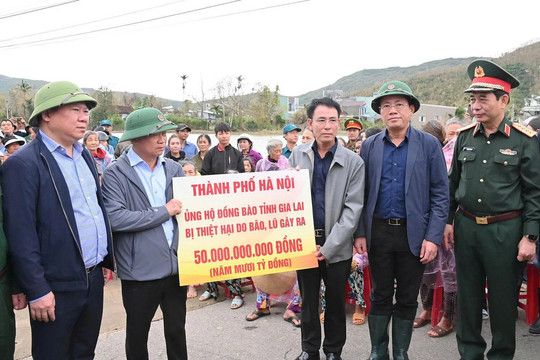 Nghĩa tình Hà Nội, hướng về miền Trung - Tây Nguyên