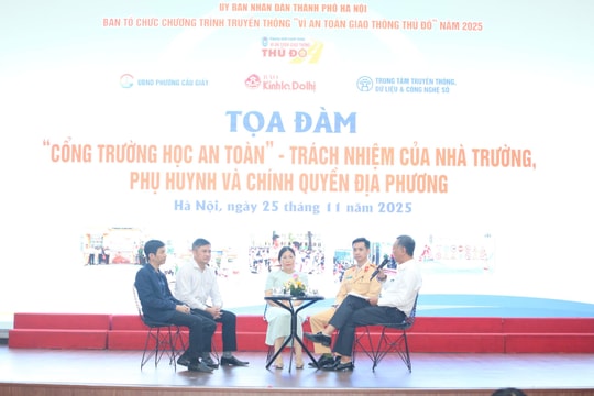 Cổng trường học an toàn - chỉ báo quan trọng của văn hóa giao thông