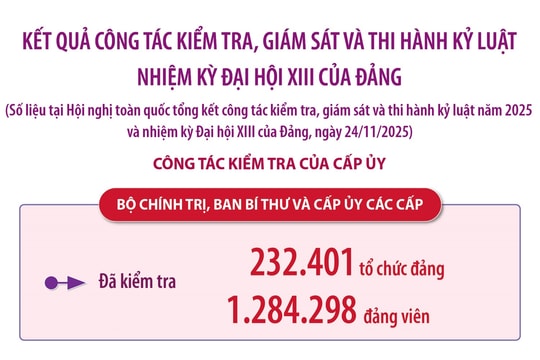 Tổng kết công tác kiểm tra, giám sát và thi hành kỷ luật Đảng năm 2025 và nhiệm kỳ Đại hội XIII