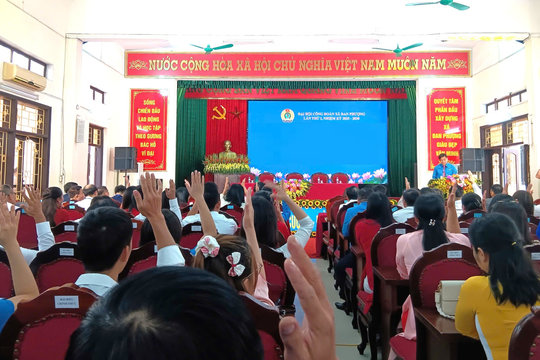 Công đoàn xã Đan Phượng xác định 3 khâu đột phá, đồng hành sát hơn với người lao động