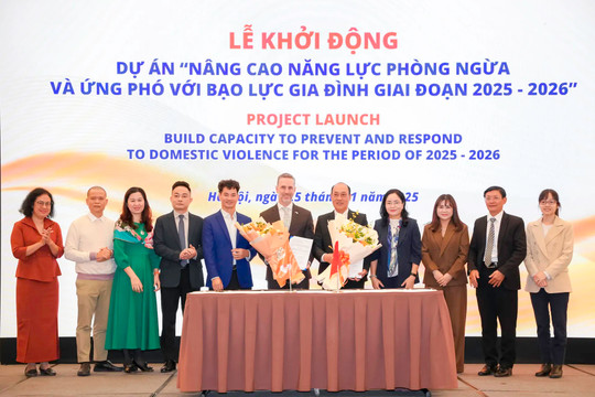 Khởi động dự án nâng cao năng lực phòng ngừa và ứng phó với bạo lực gia đình