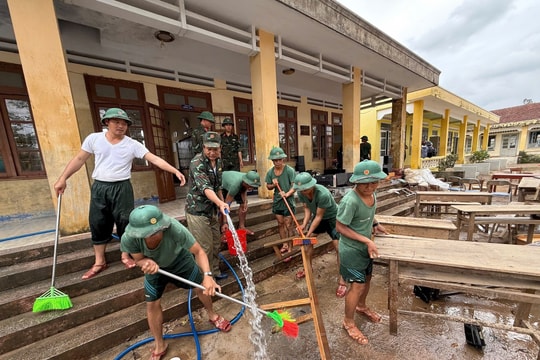 Miền Trung dồn lực khắc phục lũ lụt, khẩn cấp ứng phó bão số 15