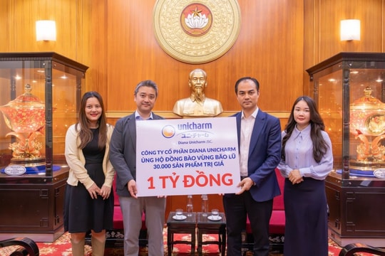 Diana Unicharm đồng hành cùng phụ nữ và trẻ em miền Trung, Tây Nguyên