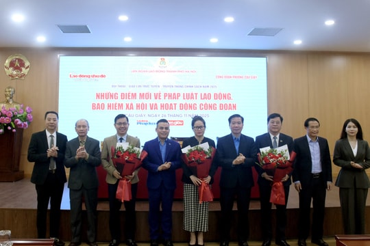 TRỰC TUYẾN HÌNH ẢNH: Đối thoại chính sách mới về pháp luật lao động, bảo hiểm xã hội và hoạt động Công đoàn