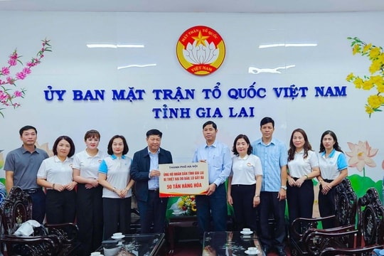 Hà Nội - Gia Lai: Lan tỏa nghĩa tình, chung tay vượt qua hậu quả mưa lũ