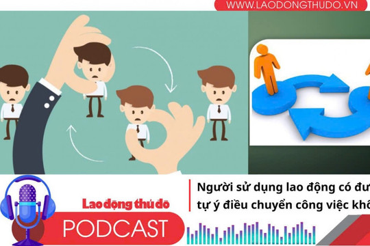 Người sử dụng lao động có được tự ý điều chuyển công việc không