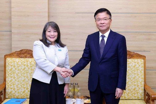 Phó Thủ tướng Lê Thành Long tiếp Giám đốc UNICEF khu vực Đông Á - Thái Bình Dương
