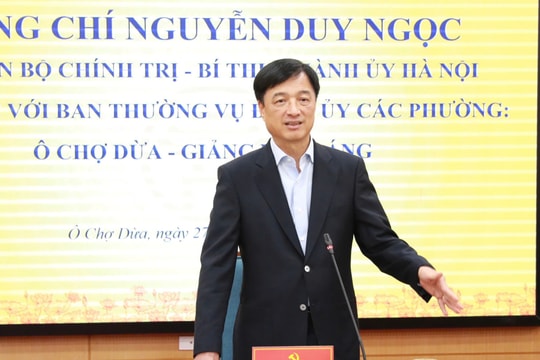 Đường Vành đai 1 (đoạn Hoàng Cầu - Voi Phục) thông xe kỹ thuật trước ngày 15-1-2026